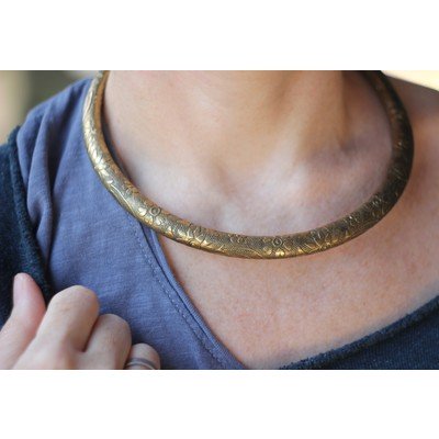 Чокер из латуни