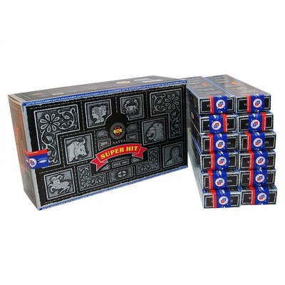 Благовония Satya Super Hit, блок (12 упаковок)