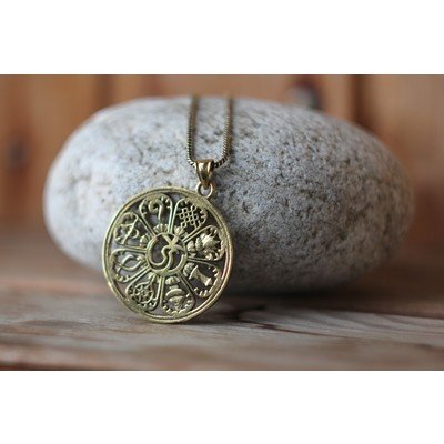 Подвеска из латуни Ом